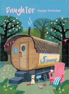 Daughter Happy Birthday - Sauna Retreat