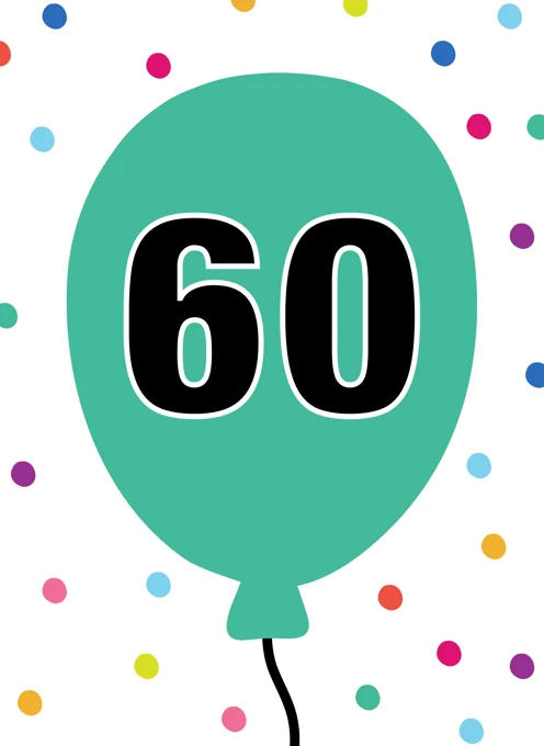 Birthday Milestone 60 Years Old