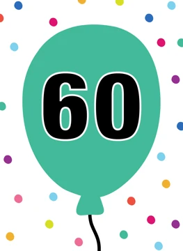 Birthday Milestone 60 Years Old