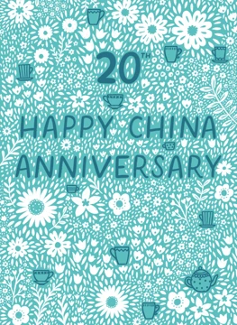 Happy 20th China Wedding Anniversary