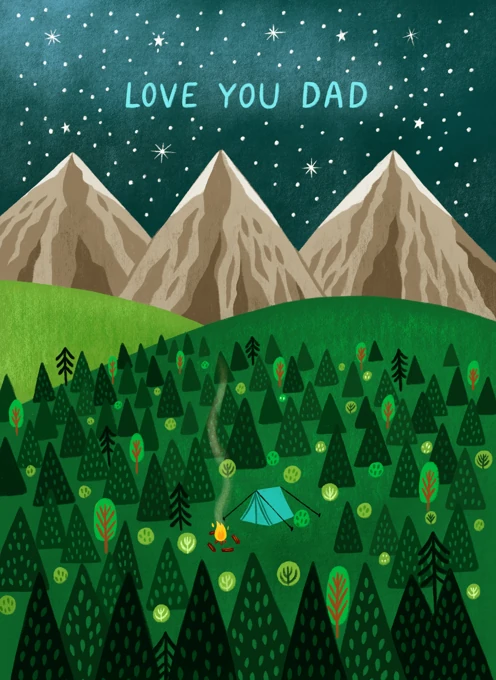 Love You Dad - Camping
