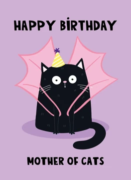 Happy Birthday - Mother of Cats
