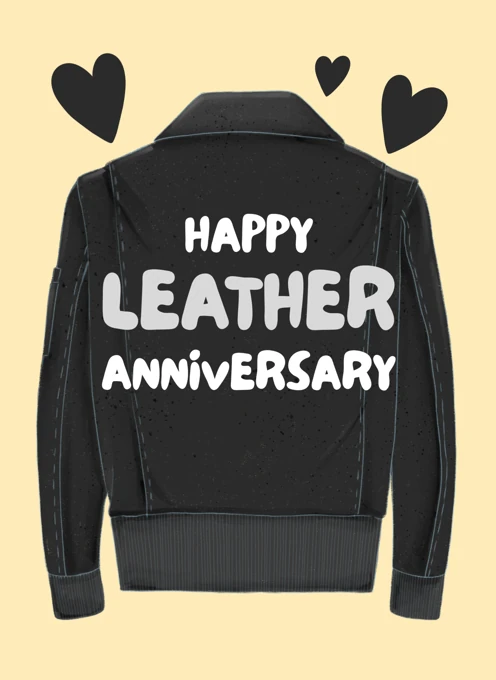 Happy Leather Anniversary