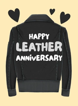 Happy Leather Anniversary
