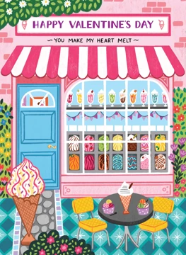 You Make My Heart Melt - Ice Cream Shop