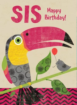 Sister Toucan - Happy Birthday!
