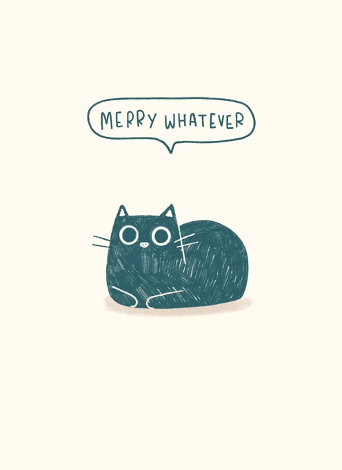 Merry Whatever Cat