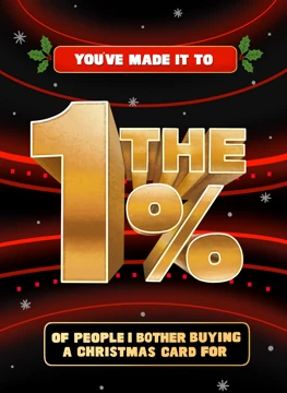 You've Made It to the 1%