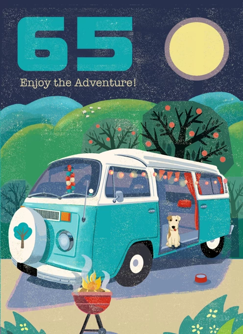 65th Camping Van Birthday