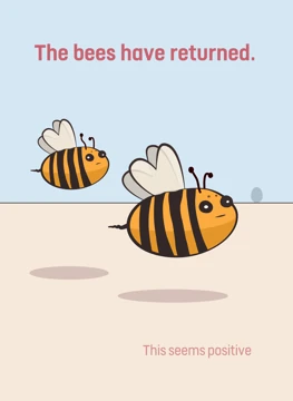 The bees have returned