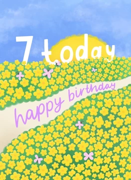 7 Today - Happy Birthday