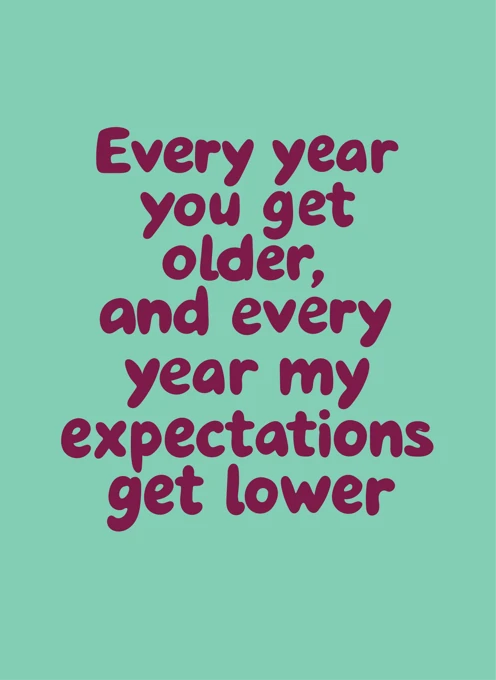 Every Year, Expectations Get Lower