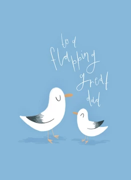 Seagull Happy Father's Day Pun