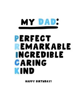 My Dad - PRICK