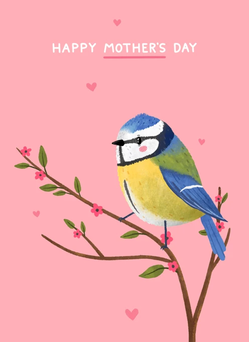Happy Mother's Day - Little Blue Tit