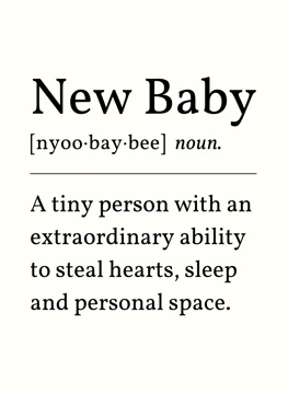 New Baby Noun