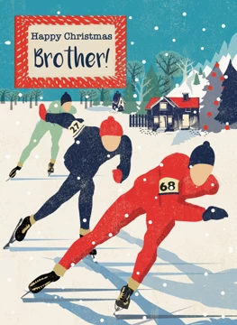 Christmas Brother Speed skating