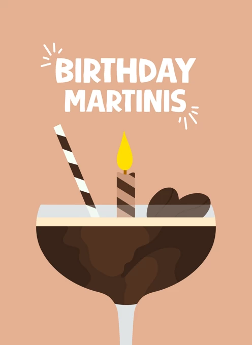 Birthday Martinis