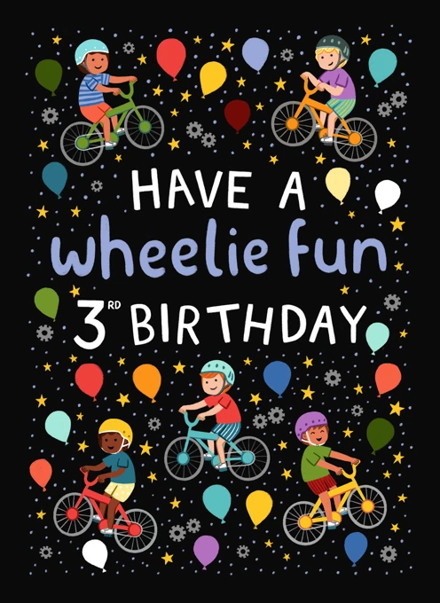 Have a Wheelie Fun 3rd Birthday - Bike BMX