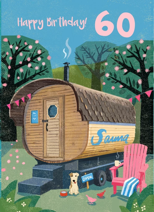 Happy Birthday 60 - Sauna Retreat