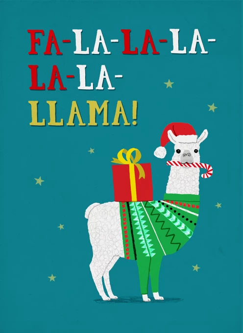 Fa-la-la-la-llama!
