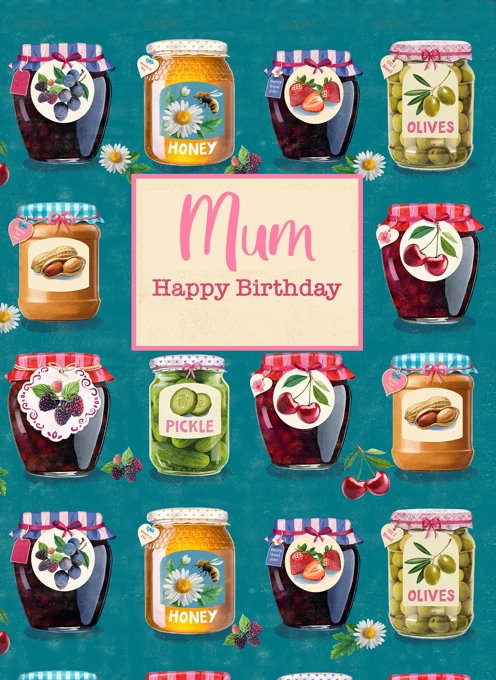 Mum Happy Birthday Jars