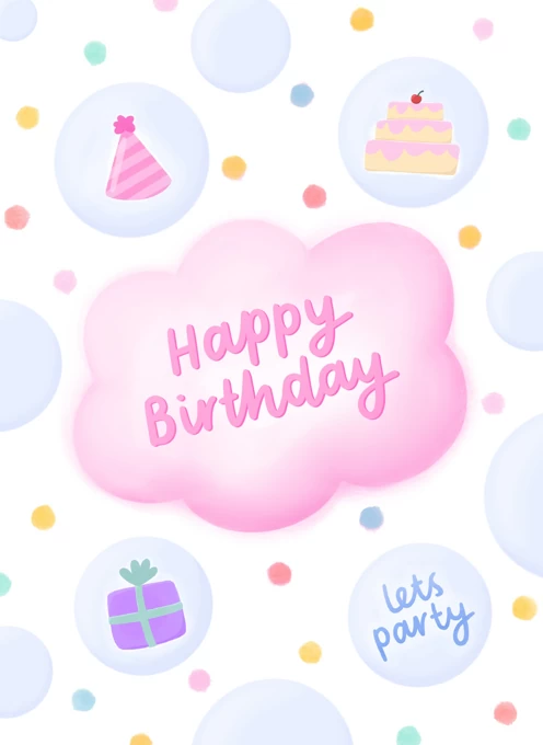 Happy Birthday Bubbles