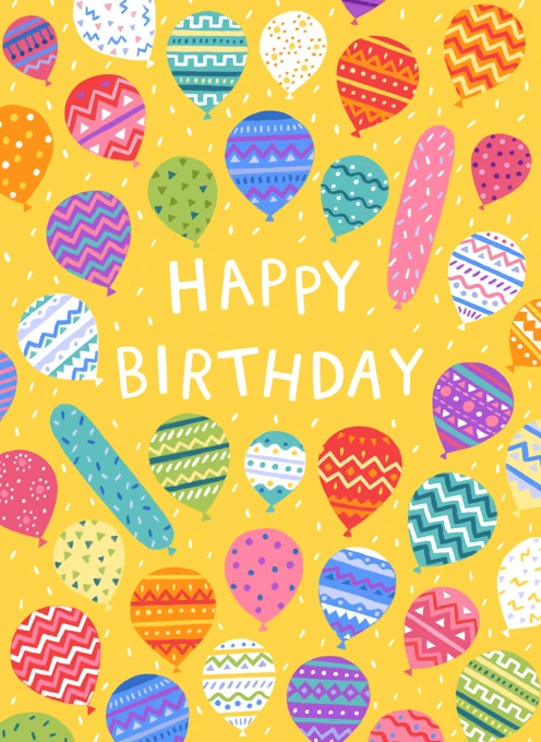 Happy Birthday Balloons