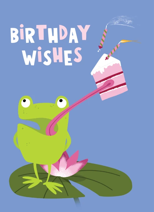 Birthday Wishes - Frog