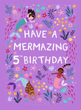 Have a Mermazing 5th Birthday - Mermaid