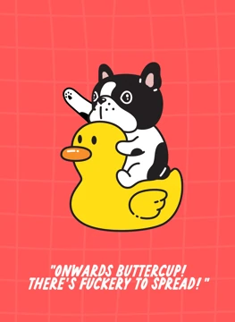 Onwards Buttercup!