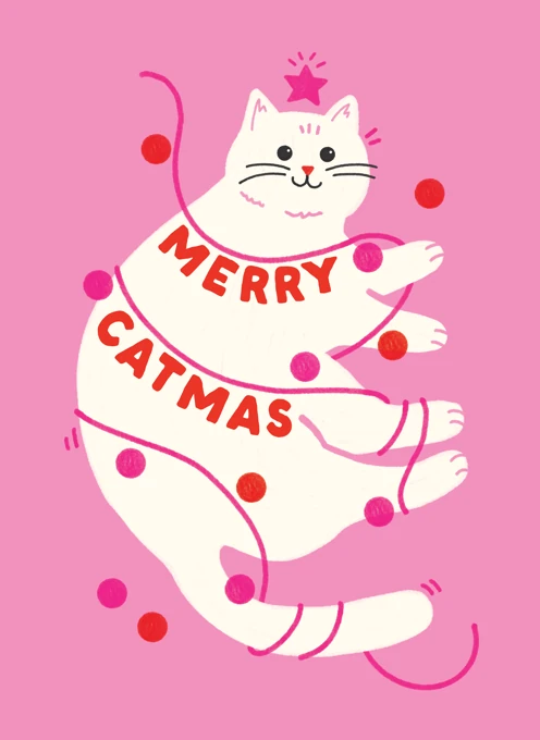 Merry Catmas | Christmas Cat