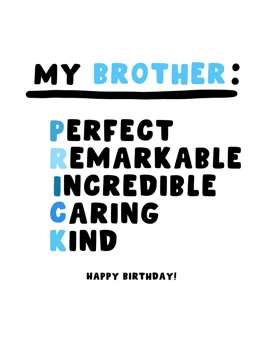 My Brother - PRICK