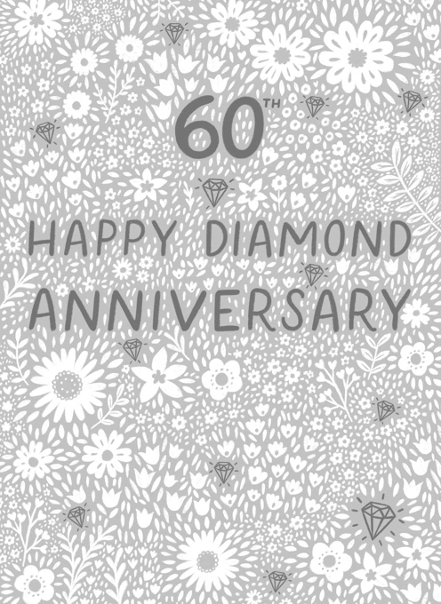 Happy 60th Diamond Wedding Anniversary