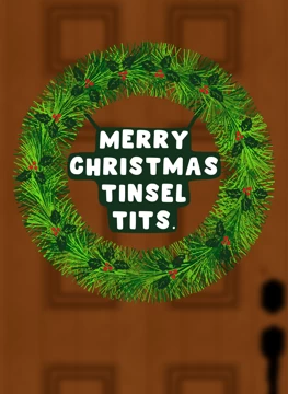 Merry Christmas Tinsel Tits
