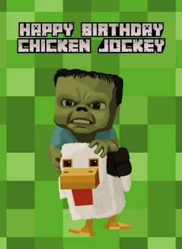 Happy Birthday Chicken Jockey