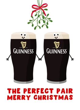 The Perfect Pair - Merry Christmas - Guinness