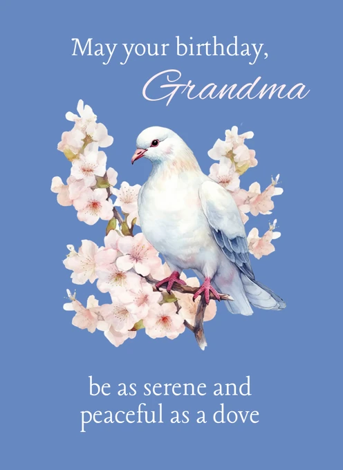 May your birthday, Grandma