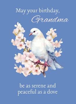 May your birthday, Grandma