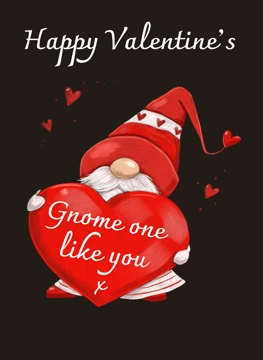 Valentine's Gnome One Like You