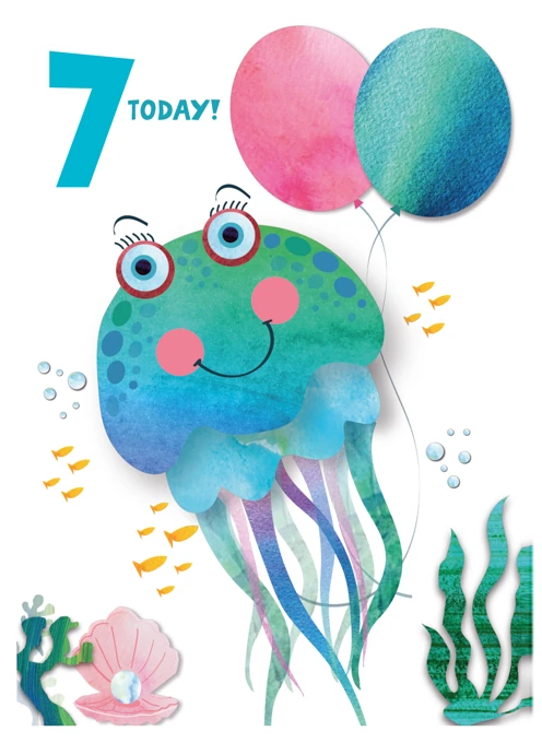 7 Today! Jellyfish Birthday