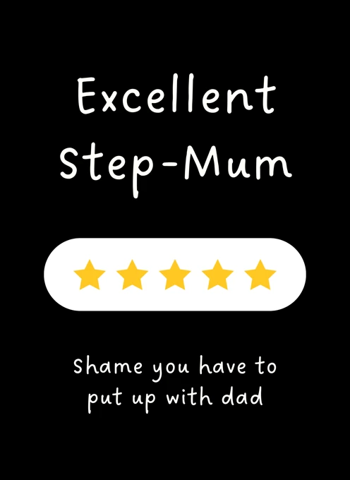 Excellent Step-Mum - Five Star
