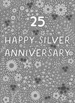 Happy 25th Silver Wedding Anniversary