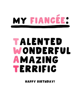 Fiancée - Twat