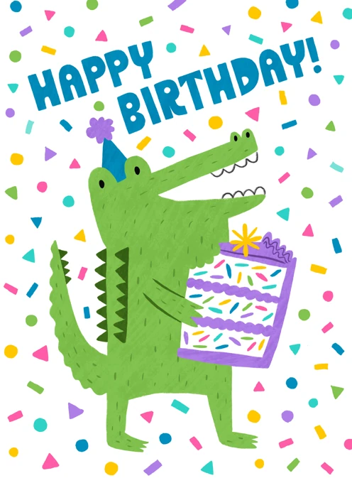 Happy Birthday Alligator