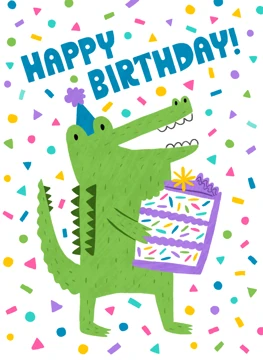 Happy Birthday Alligator