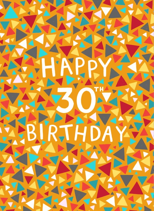 Geometric - Happy 30th Birthday