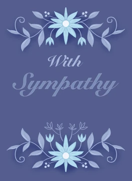With Sympathy Simple Florals