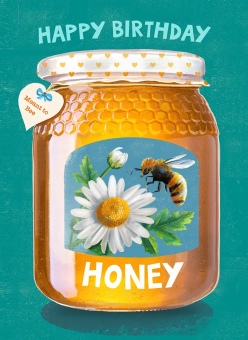 Happy Birthday Honey Jar