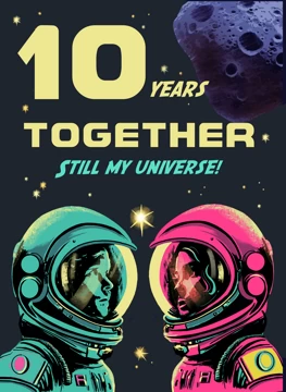 10th Anniversary Card